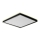 Prezent 27311 - LED Плафон за баня CORDIA SQ LED/12W/230V 3000/6000K IP54 черен