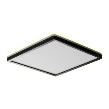 Prezent 27315 - LED Плафон за баня CORDIA SQ LED/24W/230V 3000/6000K IP54 черен