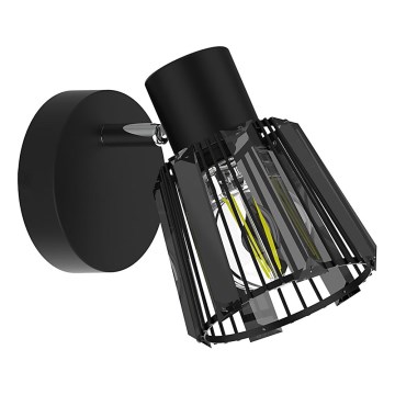 Prezent 27516 - Спот аплик PONTEO 1xE27/40W/230V черен