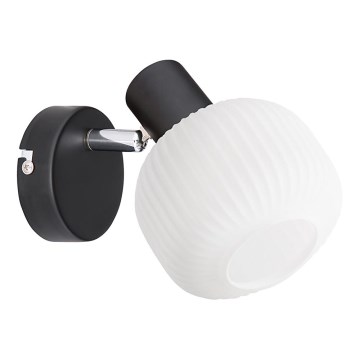 Prezent 27519 - Спот аплик ARYA 1xE14/40W/230V черен/бял