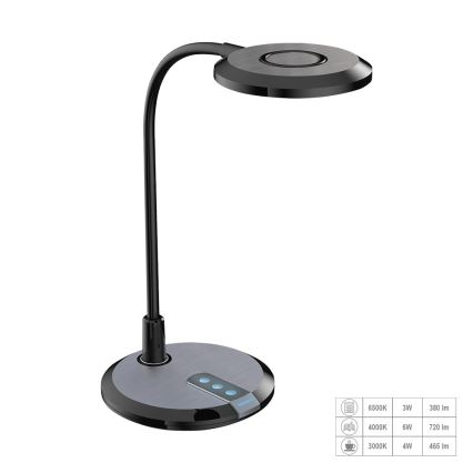 Prezent 31219 - LED Димируем докосване flexible настолна лампа PIXIE LED/7W/230V 3000-6500K