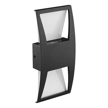 Prezent 31310 - LED Екстериорен аплик OZZ 2xLED/4W/230V IP44 черен