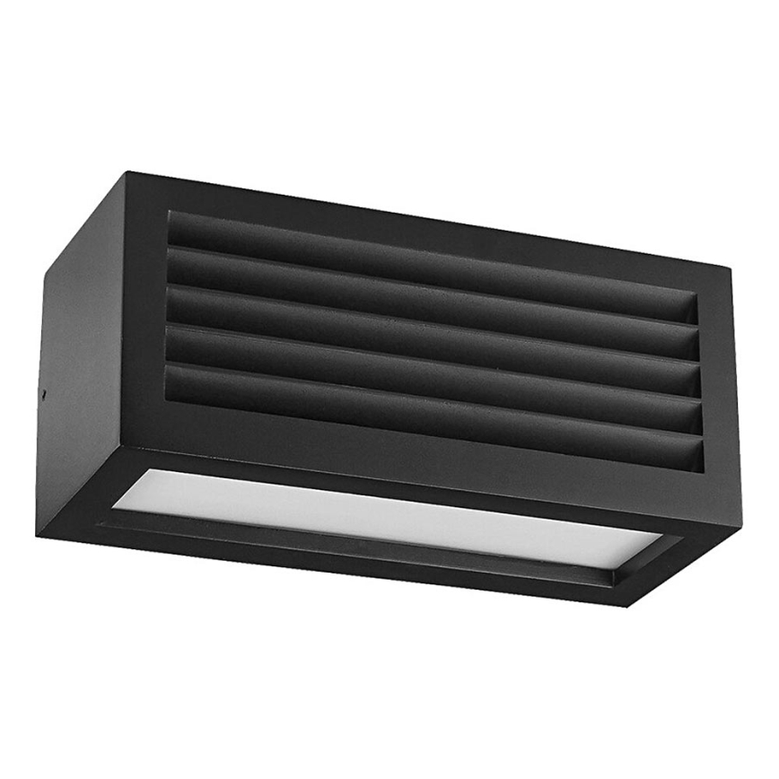Prezent 31316 - Екстериорен аплик SUEZ 1xE27/18W/230V IP44 черен