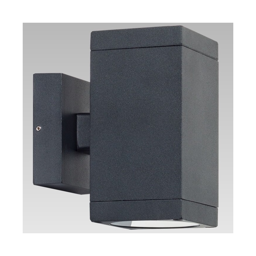 Prezent 39034 - Екстериорен аплик RETO SQ 2xGU10/35W/230V IP54