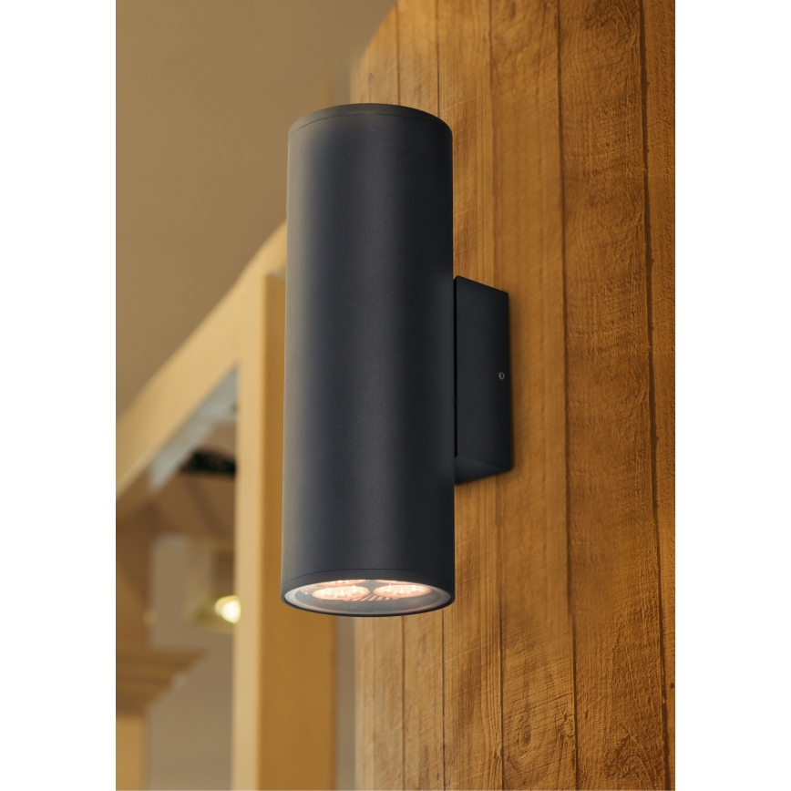 Prezent 39037 - Екстериорен аплик RETO XL 2xE27/60W/230V IP54