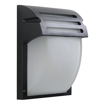Prezent 39038 - Външно стенно осветително тяло AMALFI 1xE27/60W/230V IP44 черно
