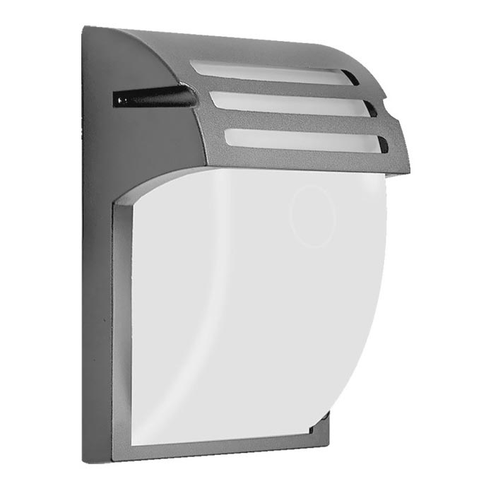 Prezent 39040 - Екстериорен аплик AMALFI MINI 1xE27/60W/230V IP44 антрацит