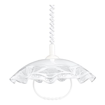 Prezent 44 - Полилей сгъващ се LYRA GLASS 1xE27/60W/230V