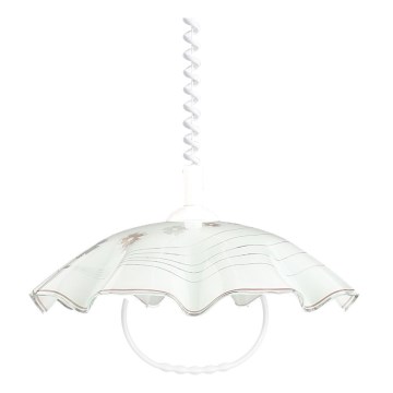 Prezent 45 - Полилей сгъващ се LYRA GLASS 1xE27/60W/230V