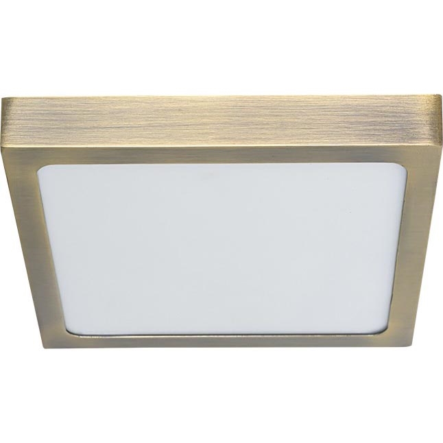 Prezent 49062 - LED Плафониера LENYS LED/9W/230V 4000K 12x12 см месинг