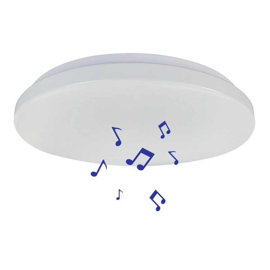 Prezent 70013 - LED RGB Димируем плафон с тонколона BLISS LED/50W/230V 3000-6500K + дистанционно управление
