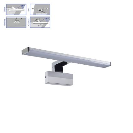 Prezent 70226  - LED Лампа за огледало в баня TREMOLO PLUS LED/8W/230V IP44 3000/4000K 40 см