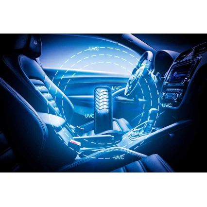 Prezent 70422 - Преносима бактерицидна лампа за дезинфекция UVC/2,5W/5V USB