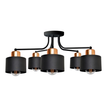 Прикрепен полилей EDISON 5xE27/15W/230V