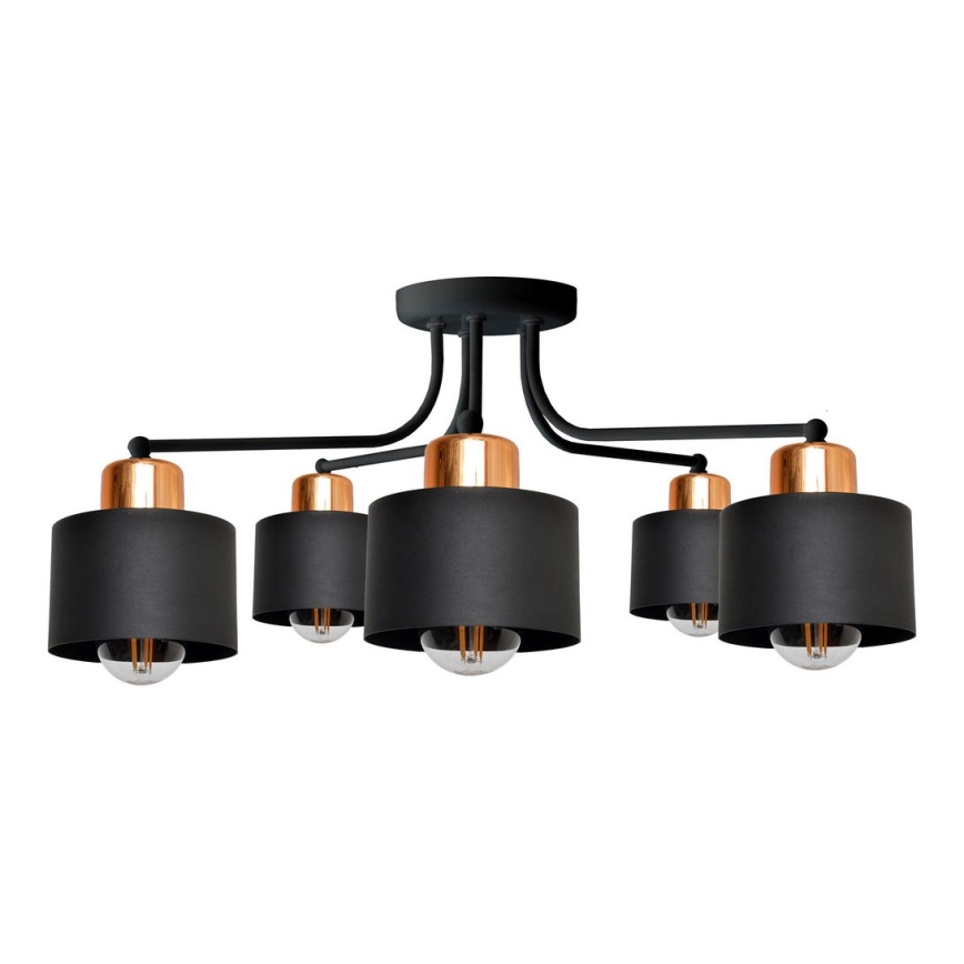 Прикрепен полилей EDISON 5xE27/15W/230V