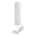 Прикрепен полилей TUBA 1xGU10/50W/230V бяла