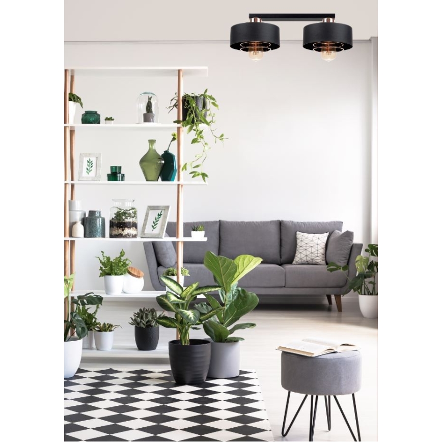 Прикрепен полилей VEST 2xE27/60W/230V