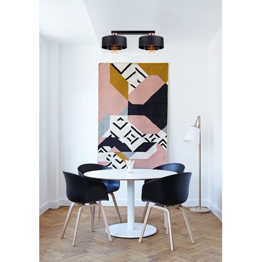 Прикрепен полилей VEST 2xE27/60W/230V