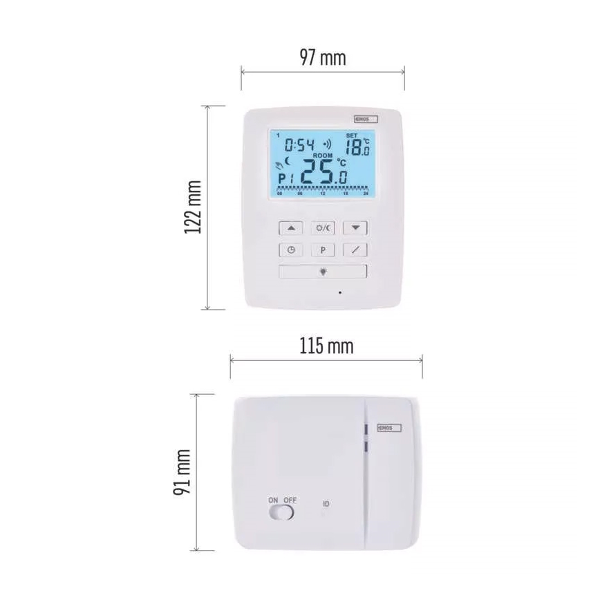 Програмируем термостат 230V+2xAA