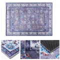 Противохлъзгащ ориенталски килим PRINT SHINE 120x170 см син