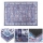 Противохлъзгащ ориенталски килим PRINT SHINE 120x170 см син