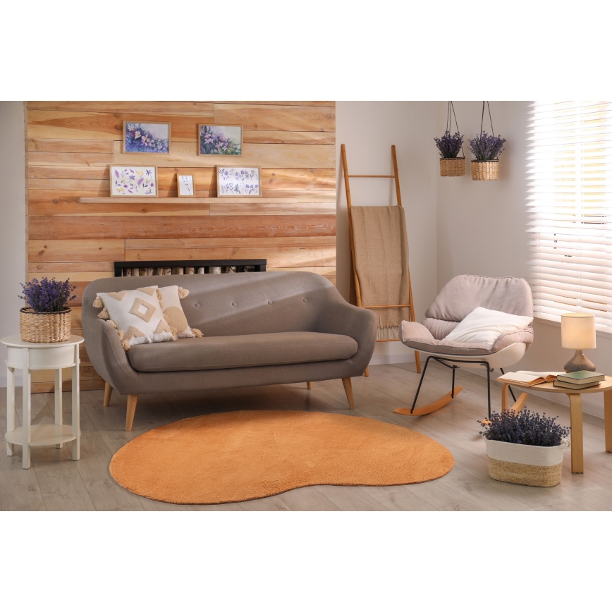 Противохлъзгащ килим LOREN 160x230 см оранжев
