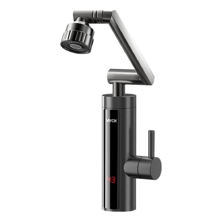 Проточен бойлер с LED дисплей 3000W/230V IPX4 антрацит