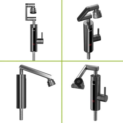 Проточен бойлер с LED дисплей 3000W/230V IPX4 антрацит