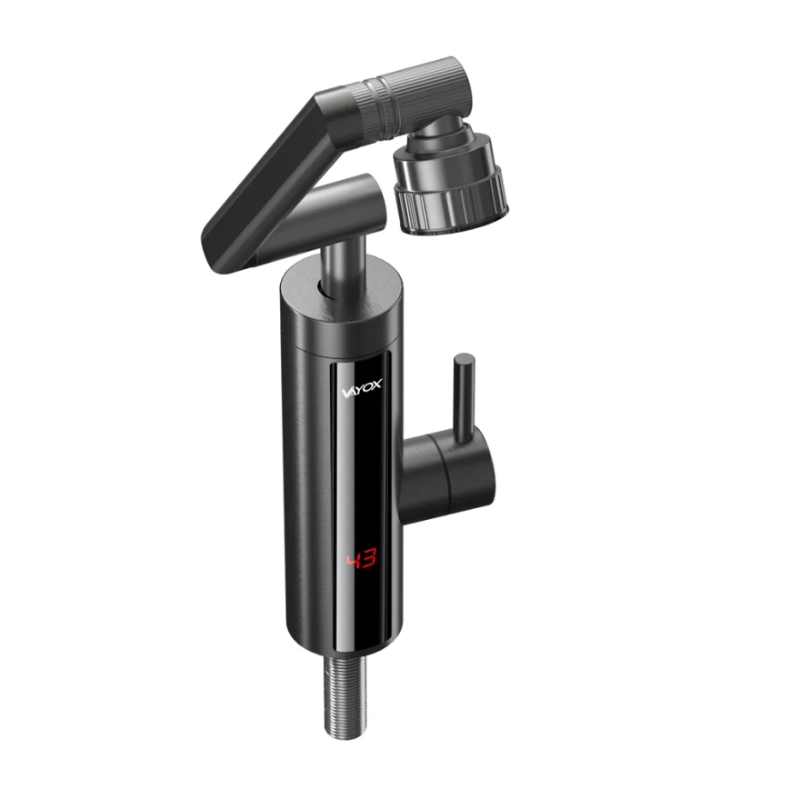 Проточен бойлер с LED дисплей 3000W/230V IPX4 антрацит