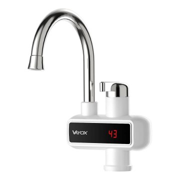 Проточен бойлер с LED дисплей 3000W/230V IPX4 бял