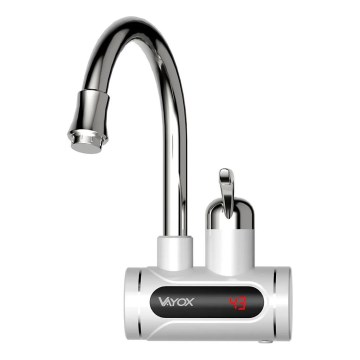 Проточен бойлер с LED дисплей 3000W/230V IPX4 бял