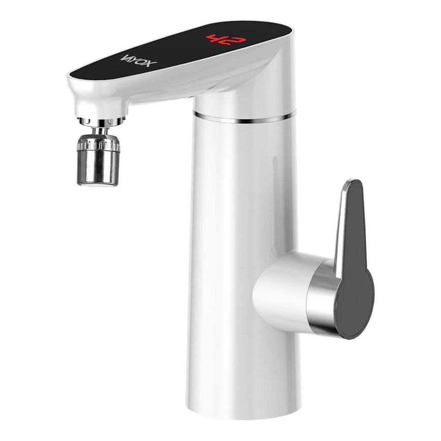 Проточен бойлер с LED дисплей 3000W/230V IPX4 бял