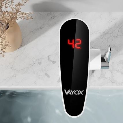 Проточен бойлер с LED дисплей 3000W/230V IPX4 бял