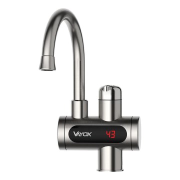 Проточен бойлер с LED дисплей 3000W/230V IPX4 неръждаем