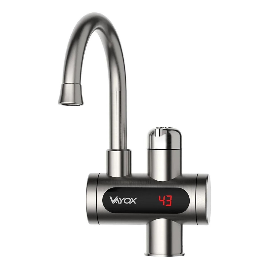 Проточен бойлер с LED дисплей 3000W/230V IPX4 неръждаем