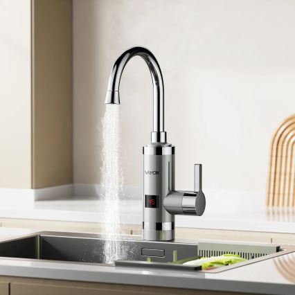 Проточен бойлер с LED дисплей 3000W/230V IPX4 неръждаем