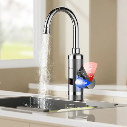 Проточен бойлер с LED дисплей 3000W/230V IPX4 неръждаем