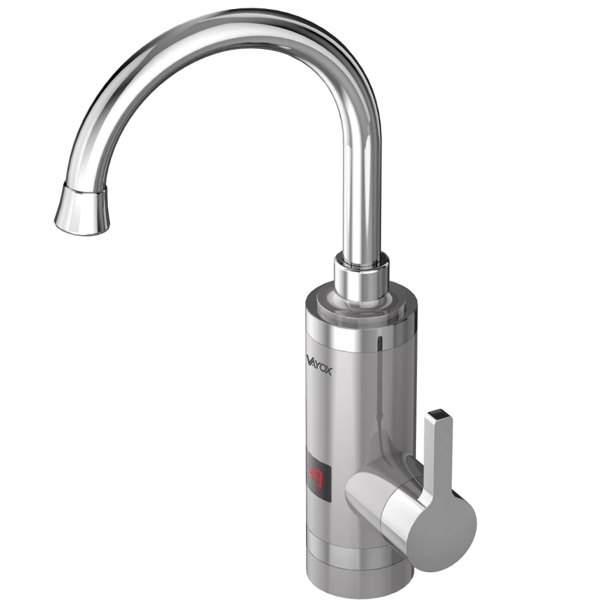 Проточен бойлер с LED дисплей 3000W/230V IPX4 неръждаем