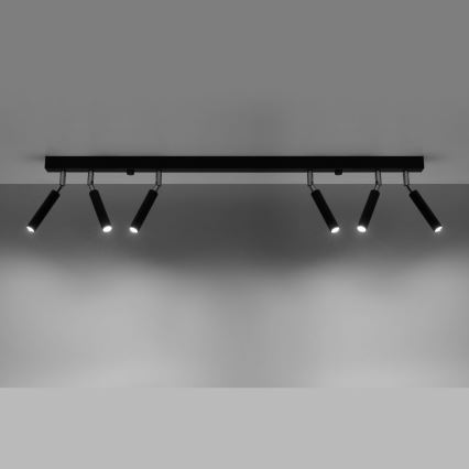 Прожектор, луна EYETECH 6xG9/12W/230V черна