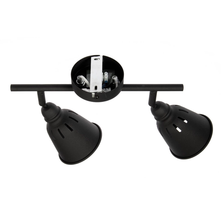 Прожектор, луна FIONA 2xE14/8W/230V черна