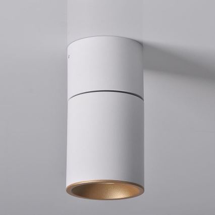 Прожектор, луна NIXA 1xGU10/10W/230V бяла/златна