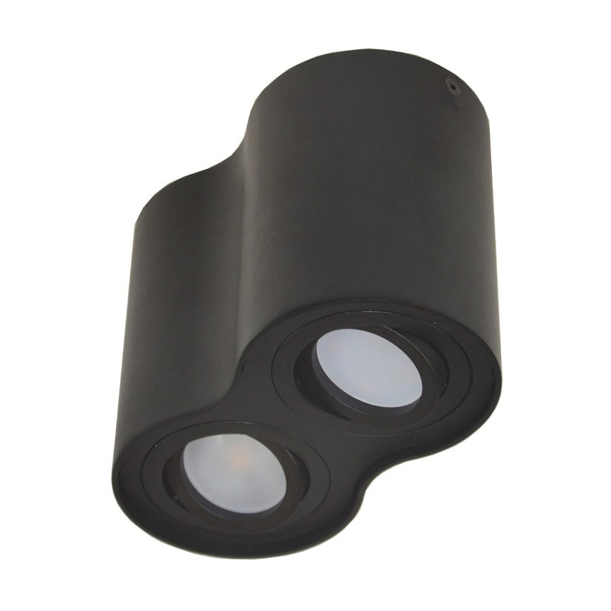 Прожектор, луна SIROCO 2xGU10/30W/230V черна