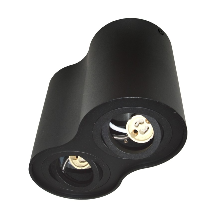 Прожектор, луна SIROCO 2xGU10/30W/230V черна