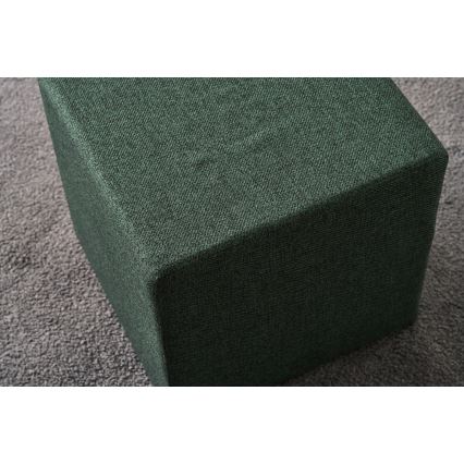 Пуф CUBI 40x40 см в зелен цвят