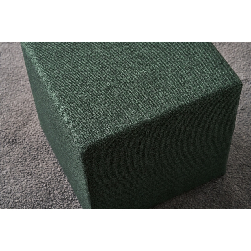 Пуф CUBI 40x40 см в зелен цвят