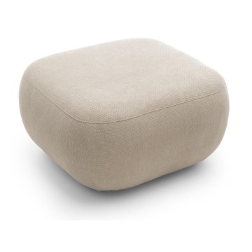 Пуф OLBIA 75x75 см бежов