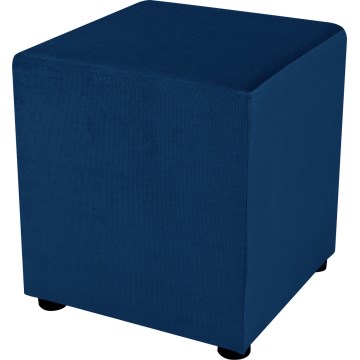 Пуф SIX 40x40 cm тъмносин