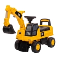 Push автомобил екскаватор CAT 2xAA жълти/черен