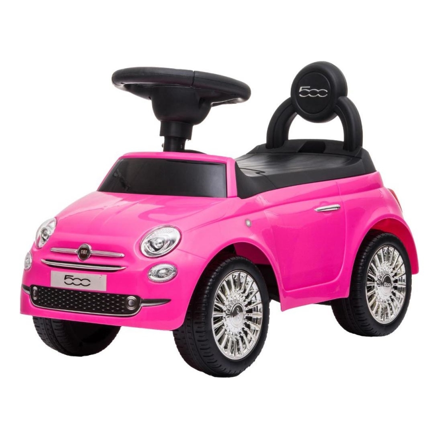 Push автомобил Fiat 500 2xAA розов