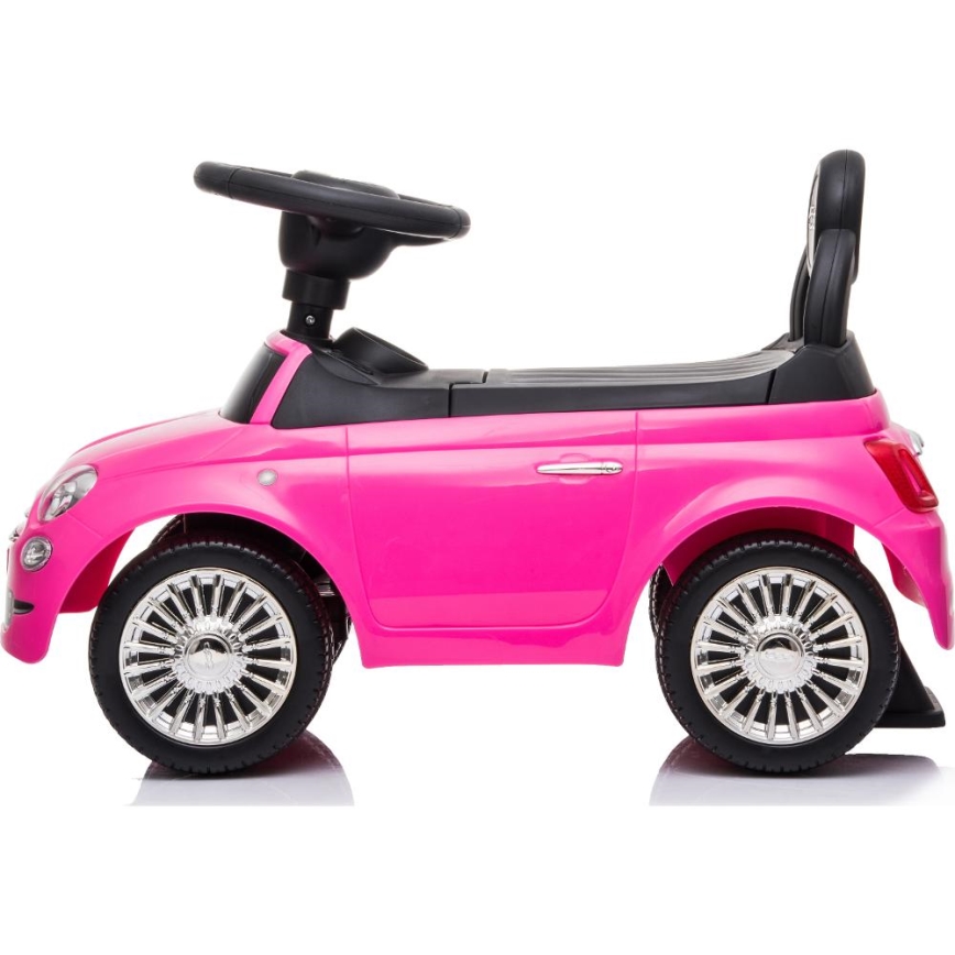 Push автомобил Fiat 500 2xAA розов